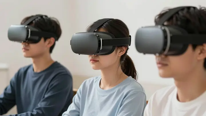 virtual reality headset players