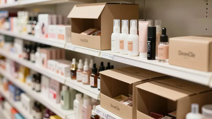 online cosmetics store packaging