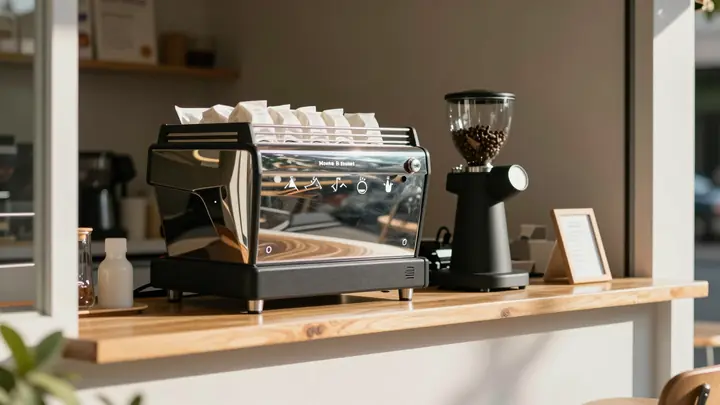 micro cafe counter
