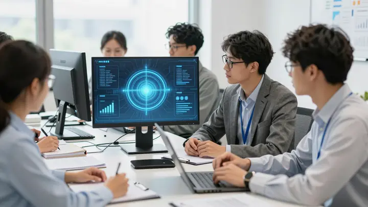 employees training with artificial intelligence