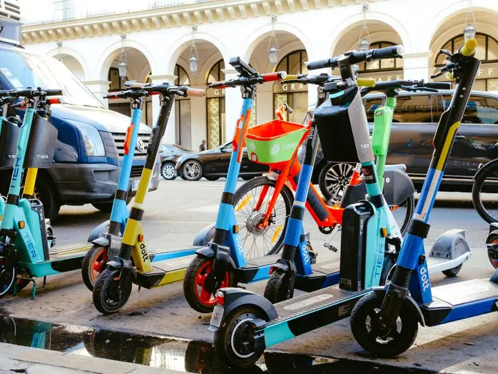 e-scooter rental point seaside