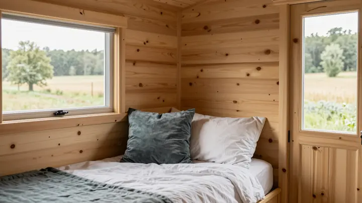 cozy small cabin interior