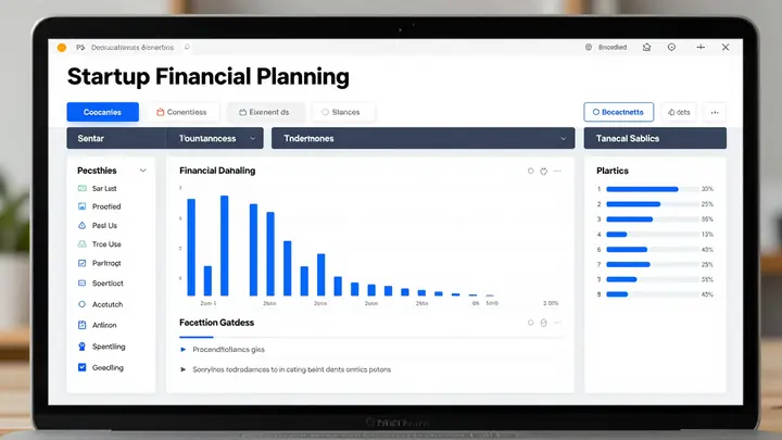 startup financial planning dashboard