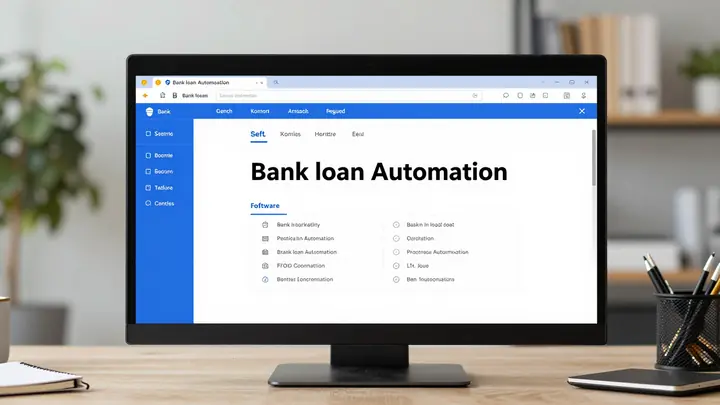 bank loan automation software