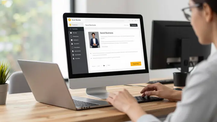 small business social media content creation
