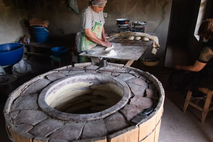 traditional valenki making